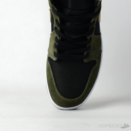 Air Jordan 1 Mid Military Olive (Premium Batch)